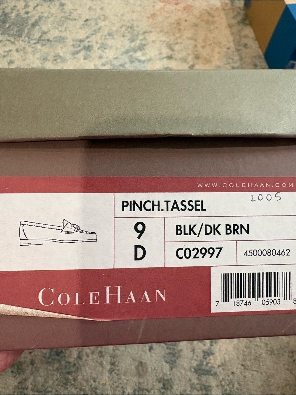 Cole Haan Brown and Black Pinch Tassel Leather Loafers Size 9 D. Classic preppy - Picture 9 of 12
